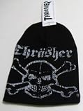 THRASHER（スラッシャー）／Skull Beanie スカル　ビーニー　ニット　ブラック