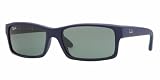 Ray-Ban Sunglasses Rb4151 817 Blue Downpour Rubberi Crystal Green