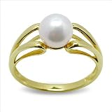 Unicorn Japanese Akoya Cultured Pearl Ring