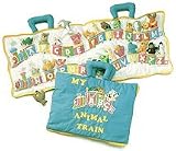 ABC Animal Train Soft Sculpture Travel Bag