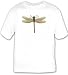 T-shirt with insect, arthropod, aquatic, dragonfly, 