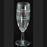 Review PSUK  / Hearts Champagne Flutes. Can be personalised with up to 40 characters/letters