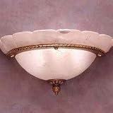 05-2280-U5-55 U Wall sconce in Toscana and white alabaster by LEDS