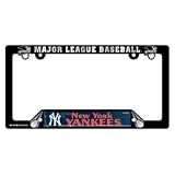 MLB Baseball Team Black Plastic License Plate Frame