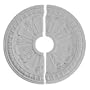17 5/8"OD x 3 5/8"ID x 7/8"P Raymond Ceiling Medallion, Two Piece