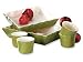 Mayfair & Jackson Pretty Petals 6 Piece Sage Green Ruffle Stoneware Set  5144SG