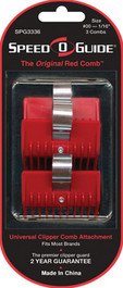 SPEED-O-GUIDE Universal Clipper Comb Attachments Size 00 (1/16 inch) 3 Pack (Model: 3336)