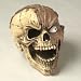 Decor Decoration Gothic Medieval Zombie Skull Sculpture Statue