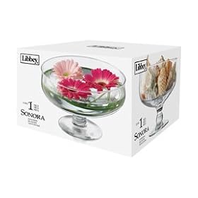 1 pc Sonora Footed Bowl Set by Libbey