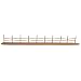 BMC 12 inch long Barbed Wire Fence for 54mm Plastic Army Figures