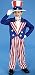 Uncle Sam with Hat Kids Costume