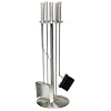 Blomus Stainless-Steel Chimo Fireplace Tool Set, 5 Pieces