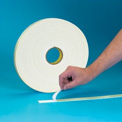 3MTM Double Coated Urethane Foam Tape 4032 Off-White, 1 in x 72 yd 1/32 in PRICE is per ROLL