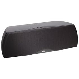 JBL N-Center 2-Way Center-Channel Speaker (Single Speaker, Dark Gray)
