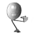Terk 18"x 20" DIRECTV� Satellite Dish Antenna with 3 Dual LNBs