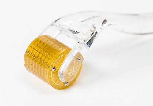 (1.00mm) Eye Roller-vessel Sealing System Titanium Alloy Derma Roller 3 Lines Needles Derma Needling System Removes- Eye Wrinkles, Smilelines, Chin Uplifting, Forhead Lines, Neck Lines, Acne Scars Cellulite Stretch Mark.