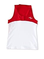 Naffta Camiseta Niña (Blanco / Rojo)