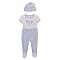Just One Year Beginning of Joy Layette 3-pc. Set - Blue (0-3 mos.)