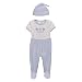 Just One Year Beginning of Joy Layette 3-pc. Set - Blue (0-3 mos.)