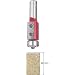 Freud 43-128 3/4-Inch Diameter Insert Flush Trim Router Bit with 1/2-Inch Shank