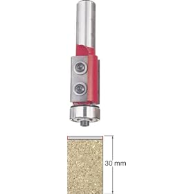 Freud 43-128 3/4-Inch Diameter Insert Flush Trim Router Bit with 1/2-Inch Shank