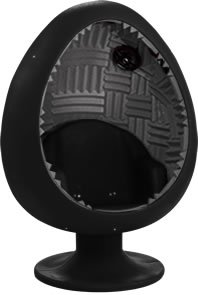 5.1 Sound Egg Chair - Black/Gray