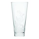 IMAGE OF Vera Wang by Wedgwood Traveling Vines Cylindrical 10-Inch Glass Vase