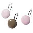 Tiddliwinks Shower Rings - Mod Pink/ Brown