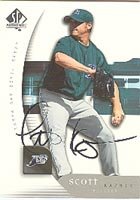 Scott Kazmir, Tampa Bay Devil Rays, 2005 SP Authentic Autographed Card