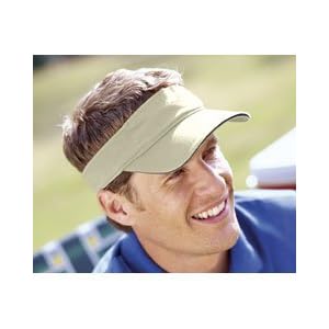 Big Accessories Adult Washed Twill Sandwich Visor (BT3V)