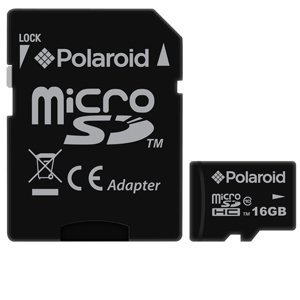 Polaroid 16 Gb High Speed Class 10 Microsdhc Flash Memory Card For Tablet Pcs And Smartphones
