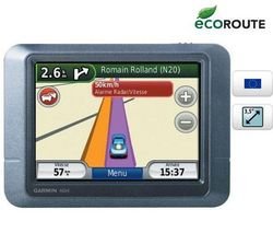 GARMIN nüvi 255 GPS for Europe (refurbished) + Round Self-Adhesive Fixation Pad
