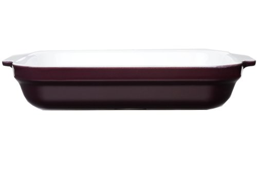 Emile Henry 14-by-11-Inch Lasagna Baker, Figue