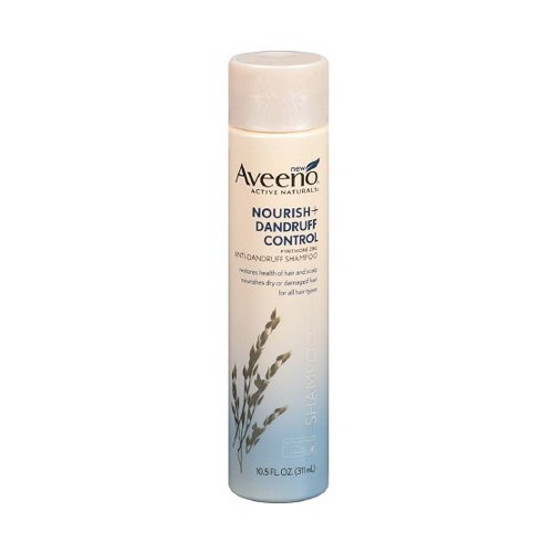 Aveeno Hair Care Nourish Plus Dandruff Control Shampoo, 10.5 Fluid Ounce
