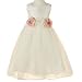 Little Girls Special Occasion IVORY ROSE Flower Girl Dress KIDS DREAM 2-12