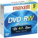 Maxell 5PK DVD-RW 4.7 W/ JC ( 635125 )