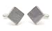 Handmade sterling silver and wood Busch stadium baseball ballpark seat cufflinks