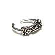 Twisted Rope Sterling Silver Ear Cuff