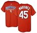 World Baseball Classic Name and Number T-shirt #45 Pedro Martinez