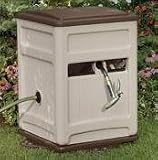Suncast Swivel Hose Hideaway with Smart Trak Hose Guide & Bin #SSB200B