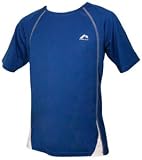 Mens More Mile Royal Blue with White panel PALERMO short Sleeve running top