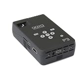 AAXA KP400-01 P3 Pico Pocket Projector with 50 Lumens LED, Media Player, HDMI and Rechargable Battery, Black