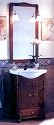 Bohemia Vanity Sink Set (Single-hole Drilling) - Walnut - Antique Brass