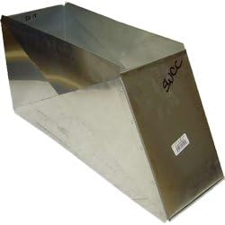 Single Wall Galvanized 24 x 8'' To 18'' x 8'' Transition