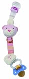 Fehn Rainbow Teddy Pacifier Holder (Pink)