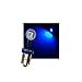 PA 10x Non Ghosting LED Arcade Pinball Machine Light Bulb #44 #47 Ba9s 6.3V 1 SMD Fold Side View Lamp Flexible Wire (Blue)