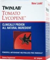 TwinLab Tomato Lycopene, 60 Softgels (Pack of 2)