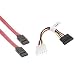 Wired--Up 1 SATA Power Adapter Cable and 1 SATA Data Cable