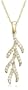 14k Yellow Gold Diamond Branch Pendant (1/6 cttw, G-H Color, I1 Clarity)