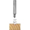 Freud 20-100 1/4-Inch Diameter 90-Degree V-Grooving Router Bit with 1/4-Inch Shank